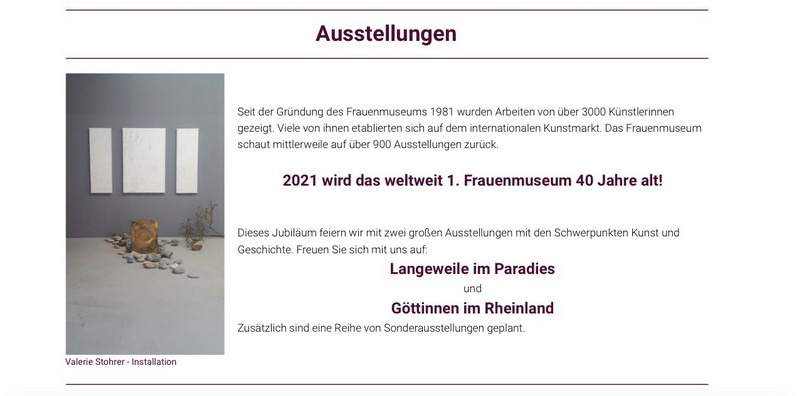 Ausstellungsflyer Langeweile im Paradies
